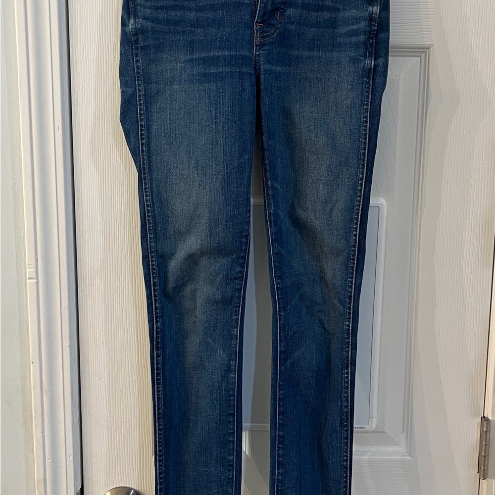 Madewell Blue Skinny Jeans with Tapered Fit